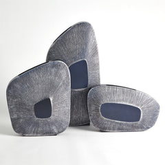 Offset Square Scratch Vase