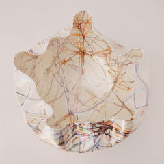 Cambrian Bowl - Orange And Blue