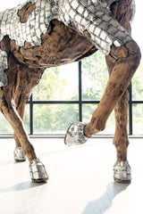 Mustang Horse Armored Sculpture