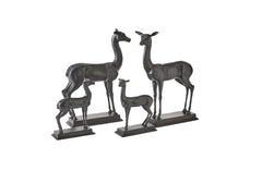 Fawn Sculpture Pair