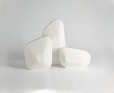 Offset Square Scratch Vase