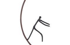 Olympic Figure in Iron Ring Black