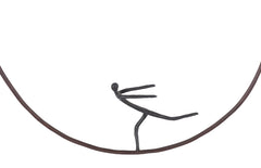 Olympic Figure in Iron Ring Black