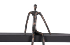 Moveable Man on Shelf Sitting