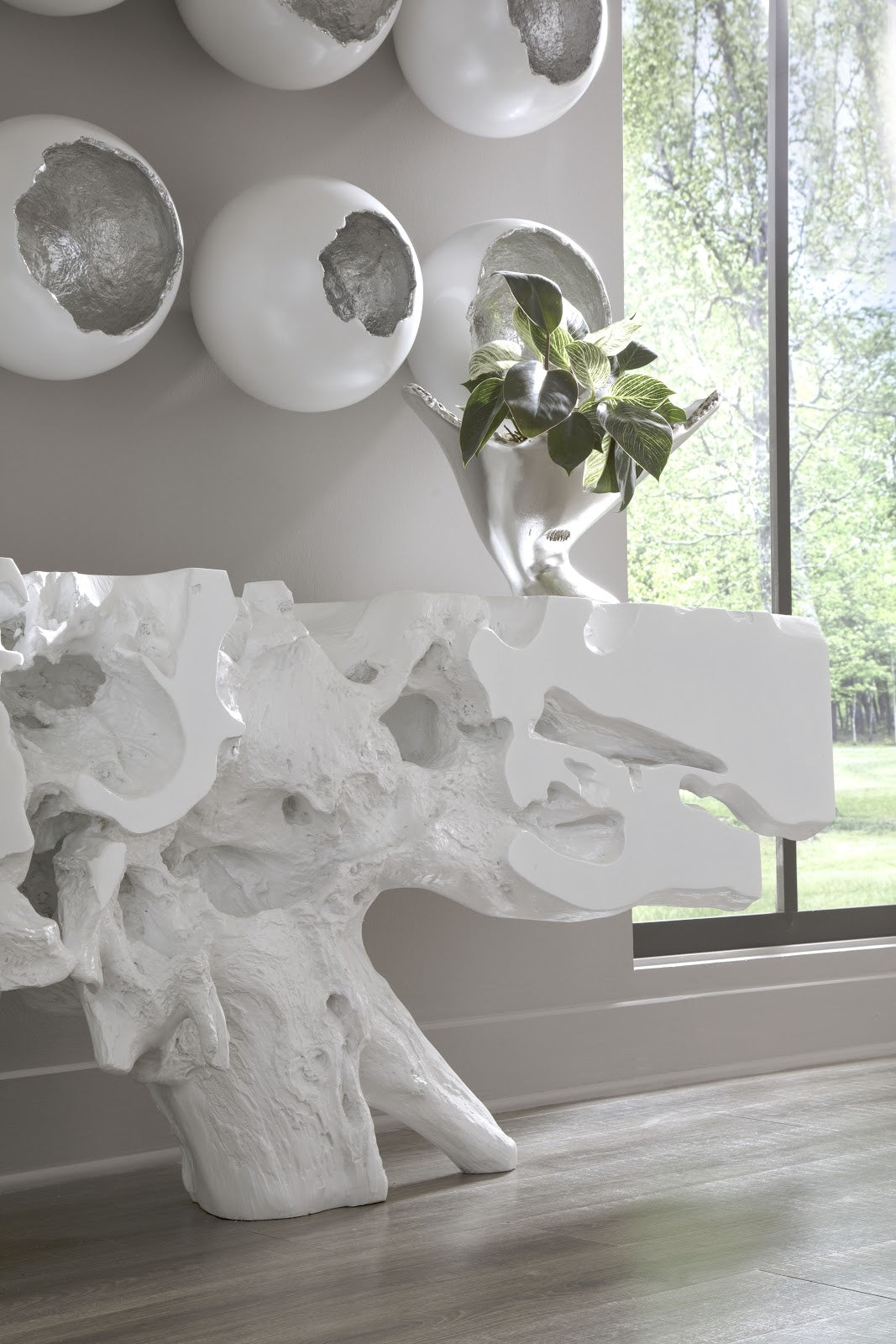 Burled Vase