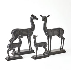 Fawn Sculpture Pair