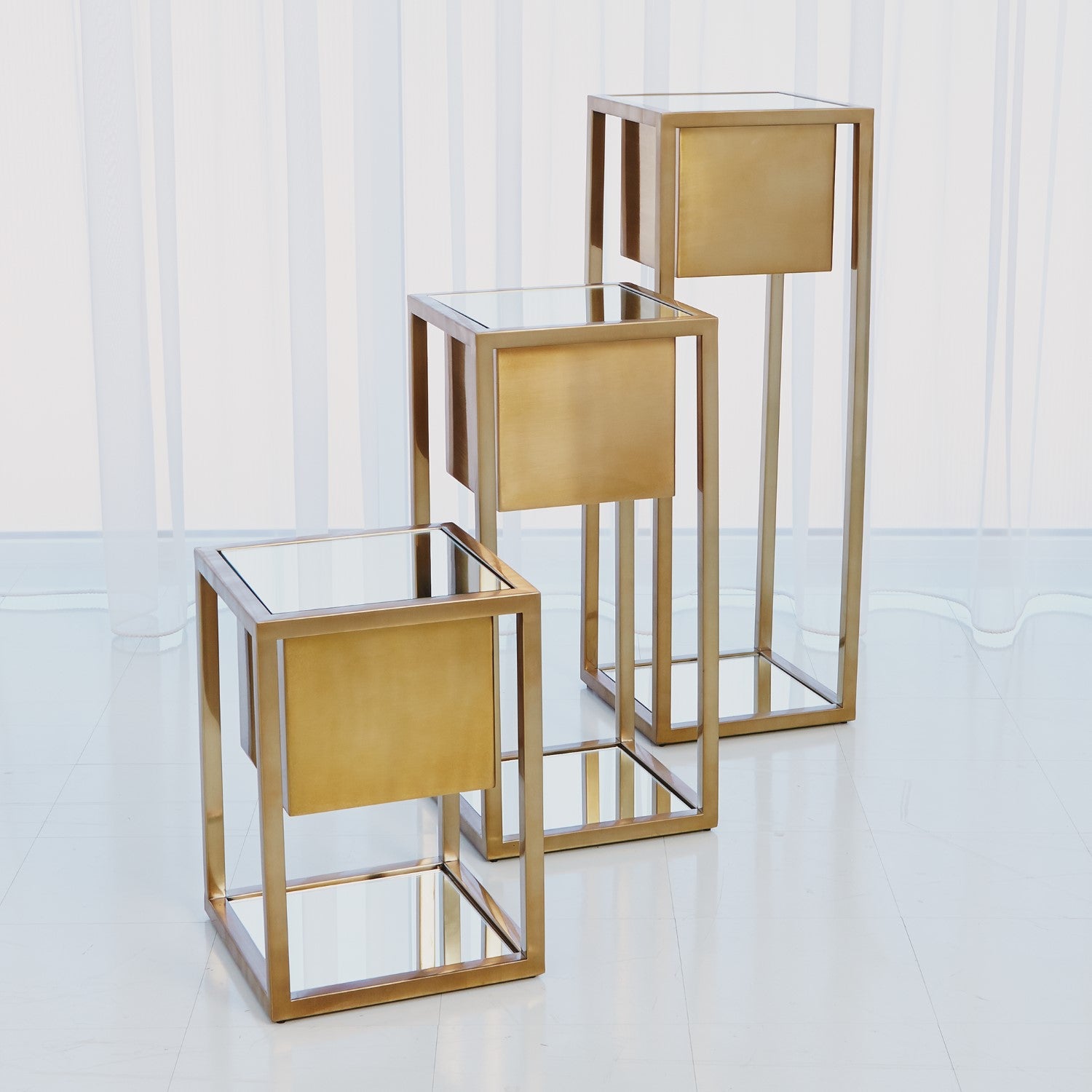 Escher Pedestal And Planter