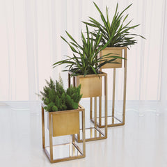 Escher Pedestal And Planter