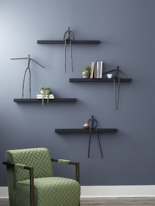 Moveable Man on Shelf Sitting