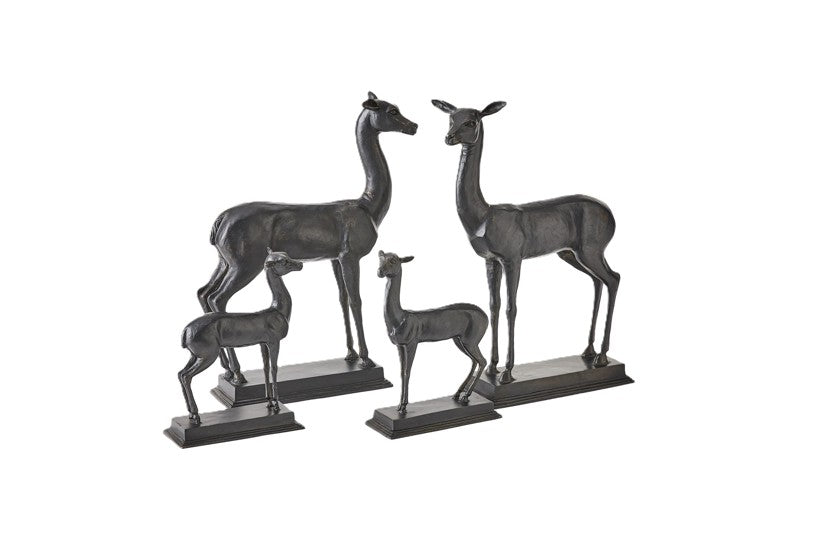 Fawn Sculpture Pair