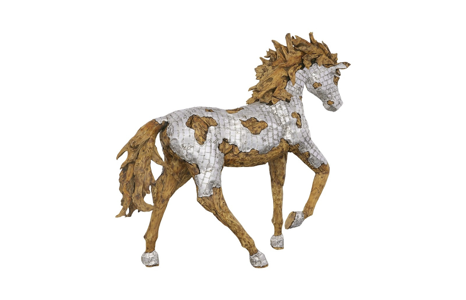 Mustang Horse Armored Sculpture