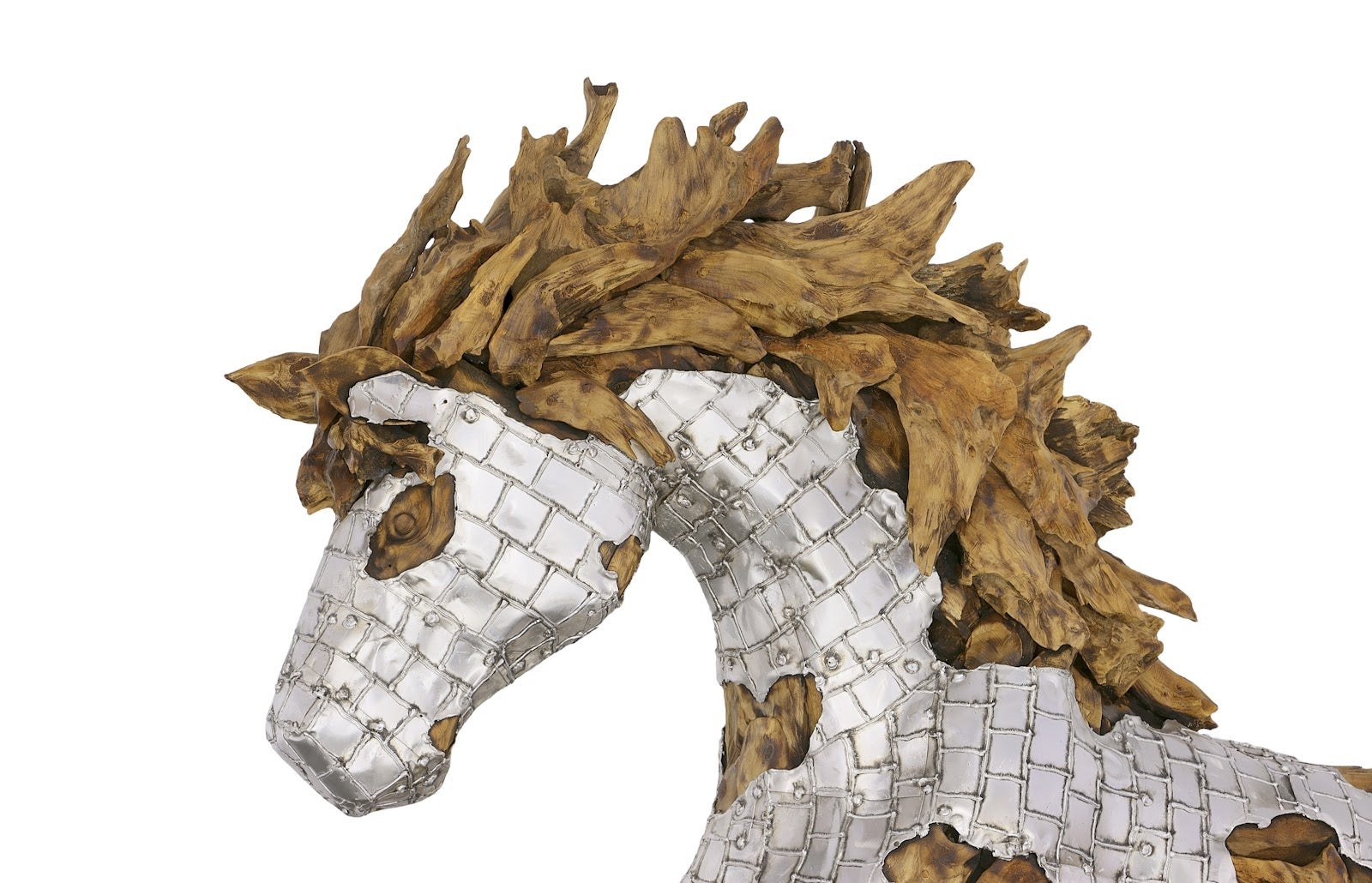 Mustang Horse Armored Sculpture