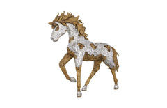 Mustang Horse Armored Sculpture