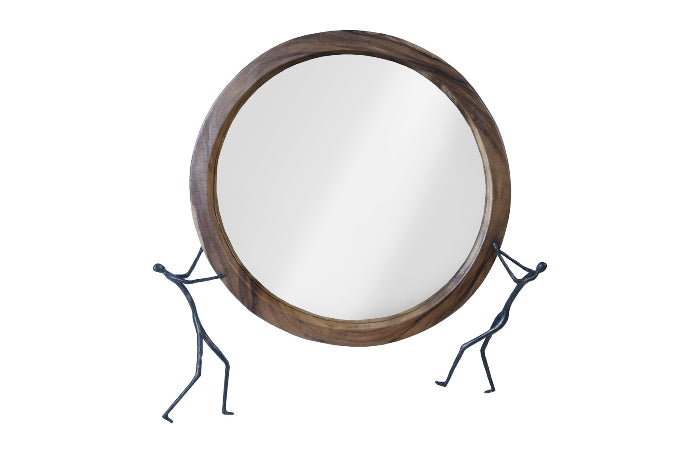 Atlas Mirror Chamcha Wood