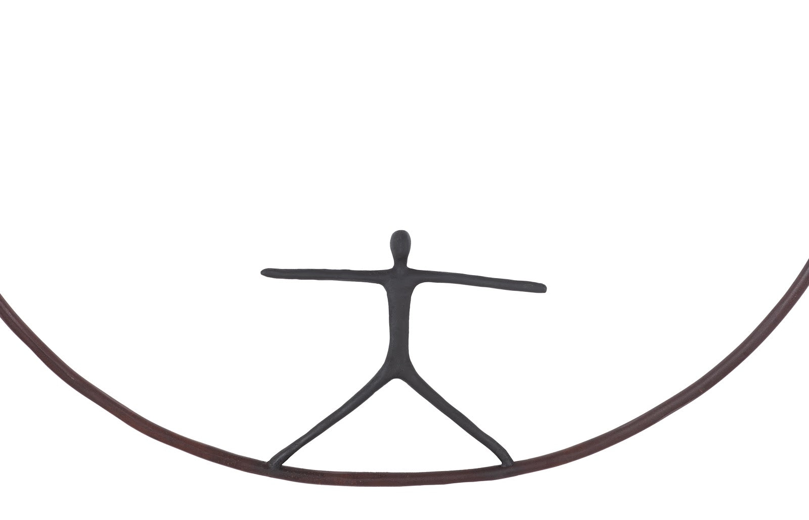 Olympic Figure in Iron Ring Black