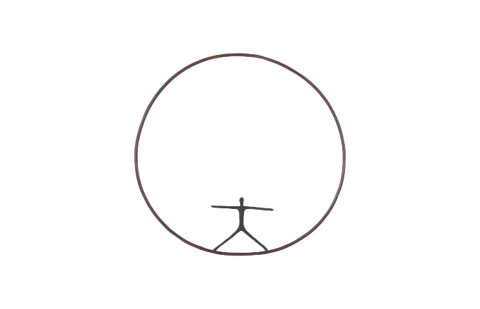 Olympic Figure in Iron Ring Black