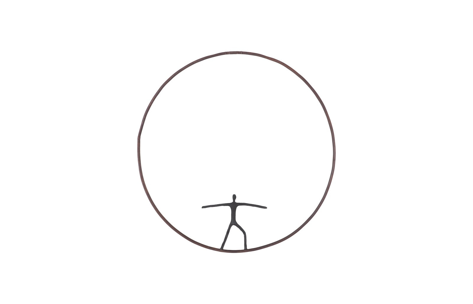 Olympic Figure in Iron Ring Black