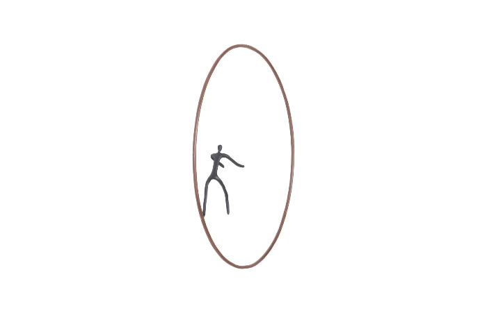 Olympic Figure in Iron Ring Black